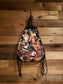 Canvas Drawstring Bag- Brown Fluorite Mineral