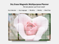 Dry Erase Magnetic Multipurpose Planner- Hybrid Pink Tea Rose Heart Flower
