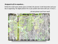Dry Erase Magnetic Multipurpose Planner- A wall of green and yellow ferns