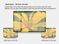 Dry Erase Magnetic Multipurpose Planner- False Sunflower Macro Photography 1