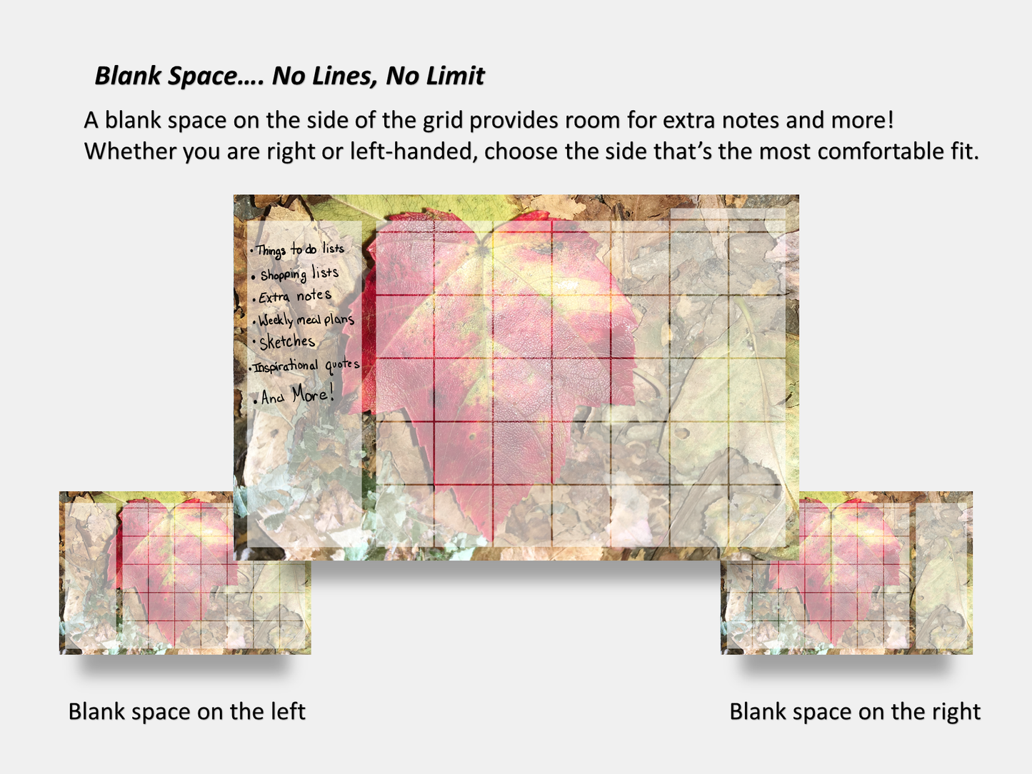 Digital Multipurpose Planner- Autumn Red and Orange Leaf